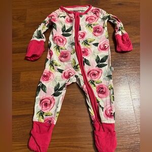 Little Sleepies Rose Print